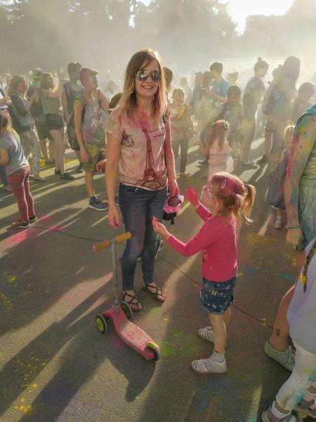 Ступинский отдел вневедомственной охраны принял участие в флешмобе красок Холи.