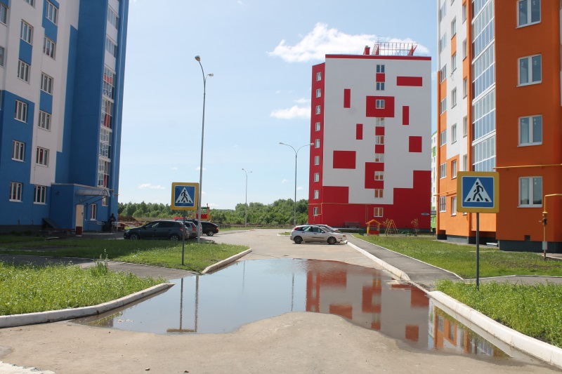 Активисты ОНФ в Мордовии просят администрацию Саранска устранить причины подтопления въездов в новый микрорайон
