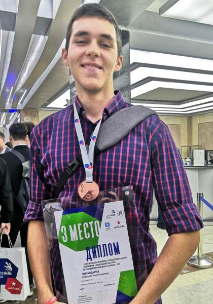 Впервые в компетенции «Водные технологии» чемпионом стал школьник