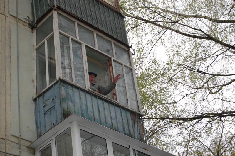 В Подмосковье сотрудники Росгвардии провели акцию  «Парад у дома ветерана»