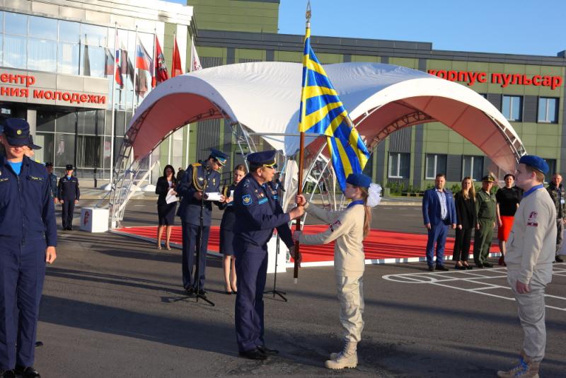 Ряды юнармейцев ВКС пополнились участниками этапа 