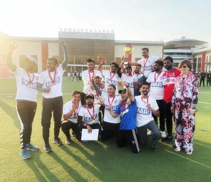 Команда МарГУ - чемпион Российской премьер-лиги по крикету