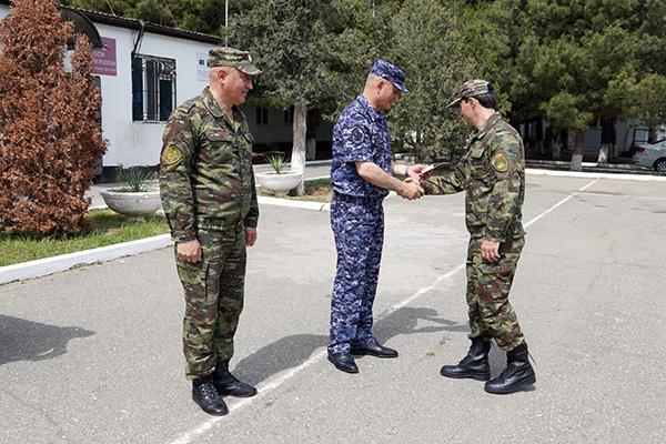 Сотрудникам УФСИН России по Республике Дагестан вручили медали за участие в Параде Победы