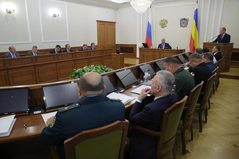 ПРИ УЧАСТИИ РОСГВАРДИИ СОСТОЯЛОСЬ ЗАСЕДАНИЕ ОПЕРАТИВНОГО ШТАБА РОСТОВСКОЙ ОБЛАСТИ
