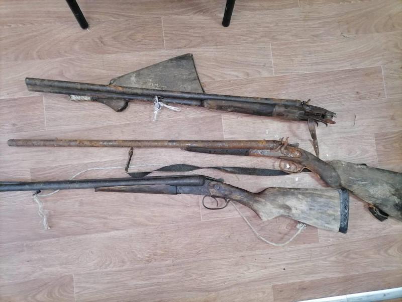 Трое бдительных жителей Томской области передали найденные охотничья ружья в Росгвардию