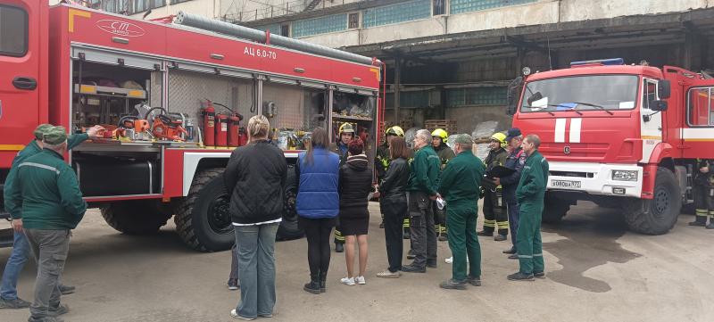 Мастер-класс и обучение правилам пожарной безопасности