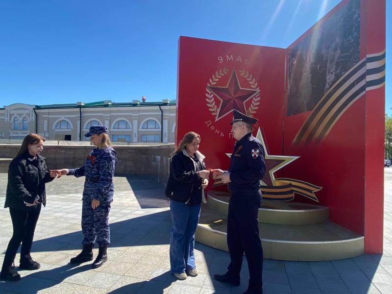 Росгвардейцы в Серпухове присоединились к акции 