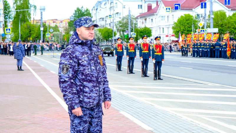 Личный состав Управления Росгвардии по Республике Марий Эл принял участие в обеспечении общественной безопасности в День Победы