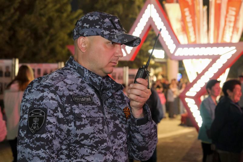 Росгвардия обеспечила безопасность при праздновании Дня Великой Победы на Алтае