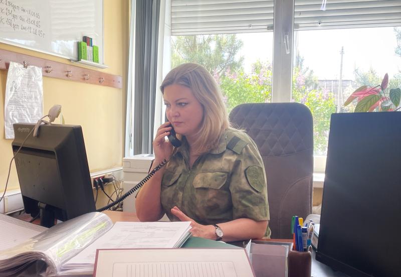 Военнослужащие Росгвардии Тувы провели прямую линию с жителями региона