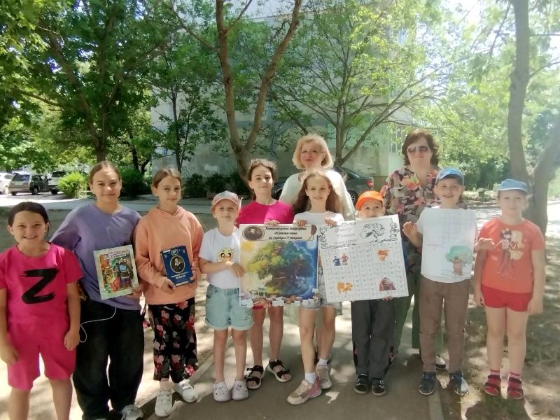 Литературная акция «Просторы России в пушкинских строках».