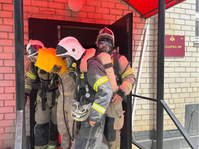 В Чеченской Республике прошли пожарно-тактические занятия в артиллерийском полку Северо-Кавказского округа Росгвардии