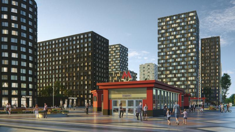 Всего 13% новостроек Москвы расположены рядом с двумя и более станциями метро