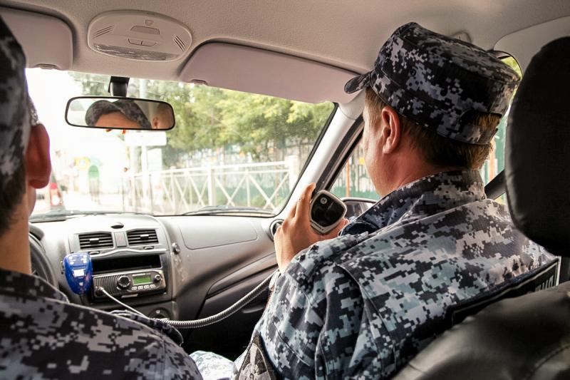 Росгвардейцы пресекли действия дебошира, выместившего злость на лавочке и пенсионерке