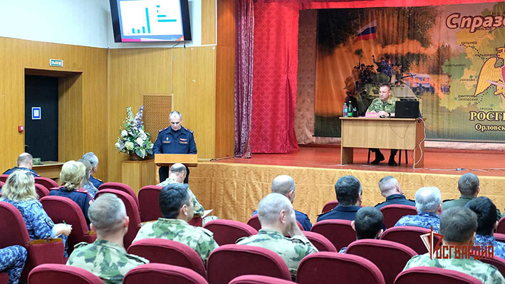 В Орле Росгвардия подвела итоги служебно-боевой деятельности за первое полугодие 2025 года