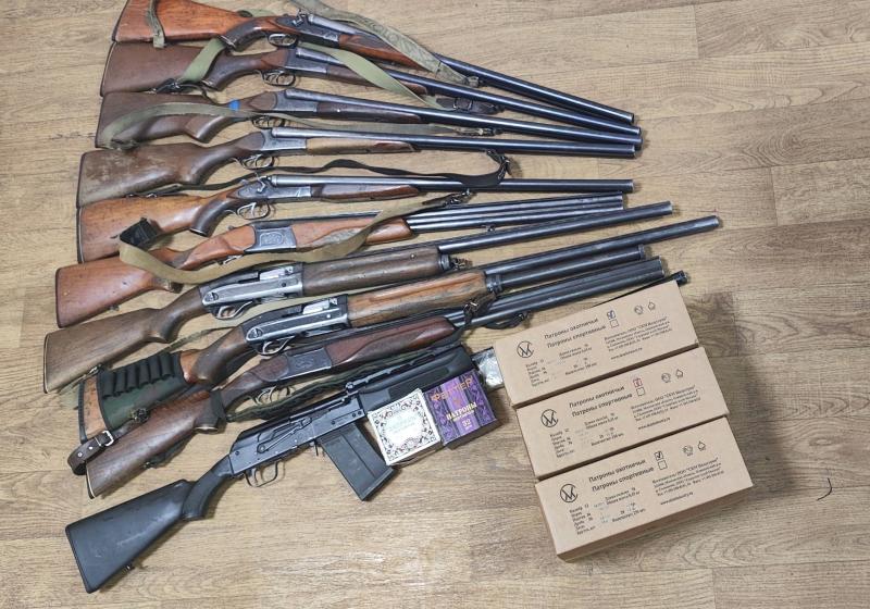 В Мордовии росгвардейцы за 6 месяцев изъяли более 400 единиц оружия