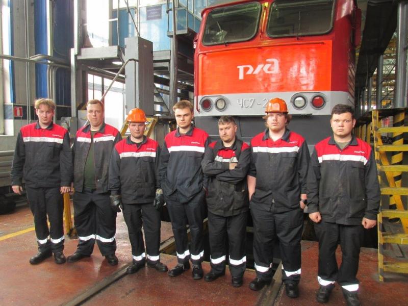 Сотрудничество с БГТУ: студенты проходят практику в депо «Вязьма»