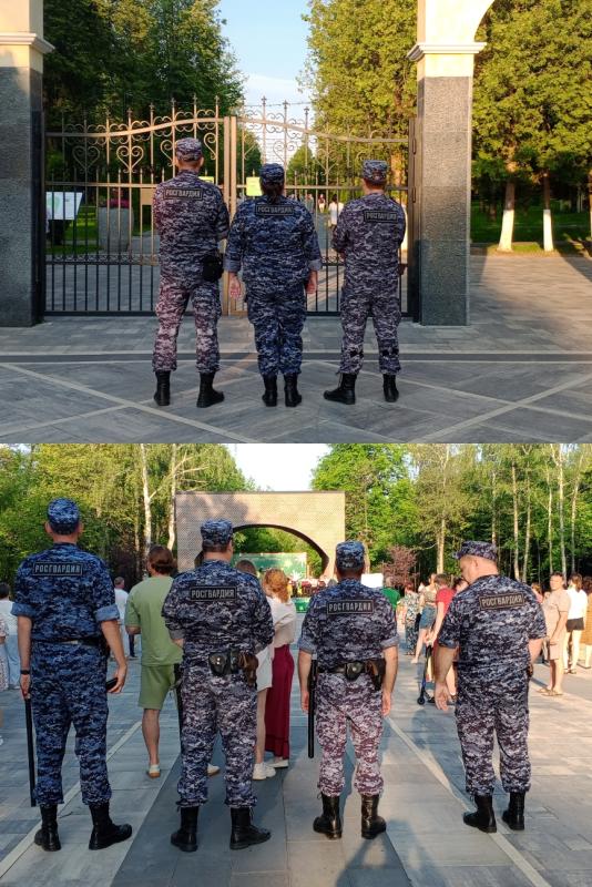 Сотрудники Ступинской Росгвардии обеспечивали ООП и ООБ на 