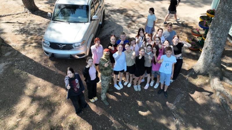 В Мордовии росгвардейцы посетили детский оздоровительный лагерь в рамках акции «Каникулы с Росгвардией»