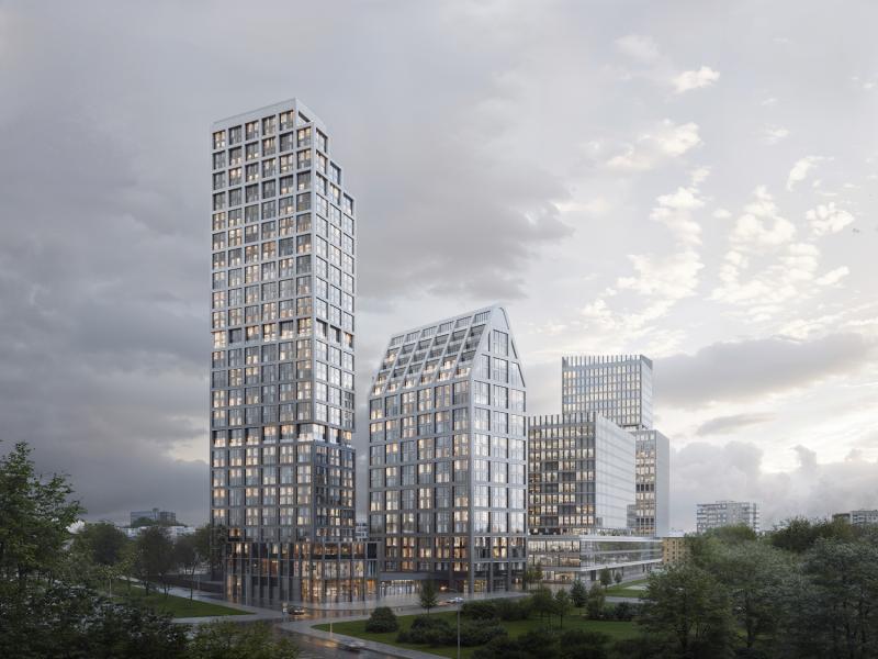 Средняя площадь сделок в проектах бизнес+ составляет 60 кв. м