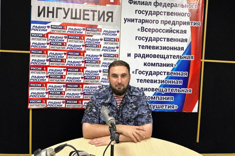 Регулярная радиорубрика «В эфире Росгвардия» продолжается в Ингушетии