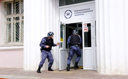 Росгвардейцы приняли участие во всероссийских антитеррористических учениях в Марий Эл