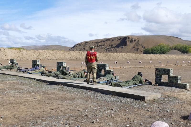 На войсковом стрельбище Росгвардии тувинское региональное общество «Динамо» выявило лучших по стрельбе из боевого ручного стрелкового оружия