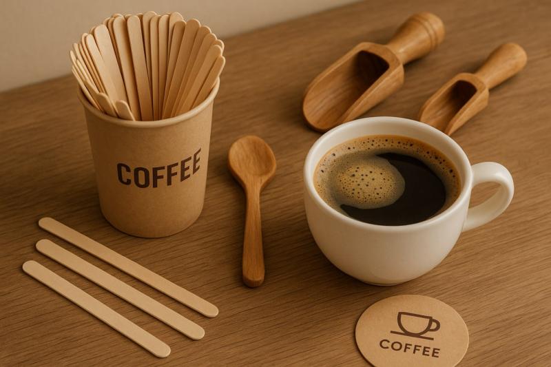 Деревянные палочки для кофе стали стандартом в современном кофейном сервисе