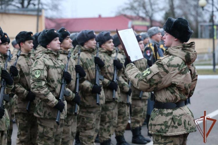 Более 70 новобранцев из Кузбасса приняли военную присягу в легендарной дивизии имени Ф.Э. Дзержинского Росгвардии