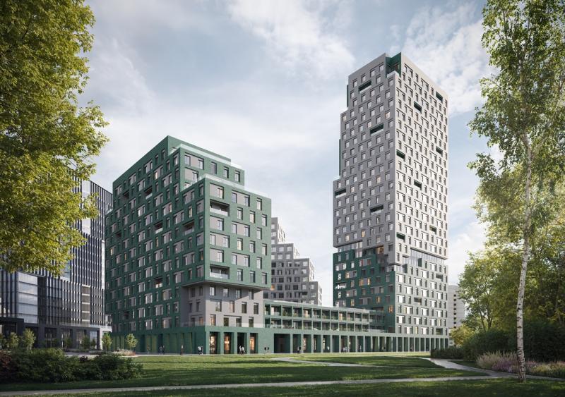 В жилом комплексе STONE Rise залит первый куб бетона