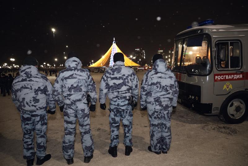 В Татарстане Росгвардия выполнила задачи по охране общественного порядка в новогоднюю ночь